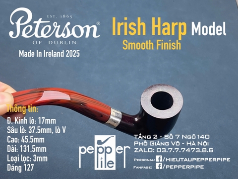 Peterson Irish Harp Smooth Shape 127