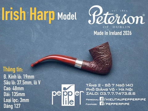Peterson Irish Harp Sandblasted Shape 127