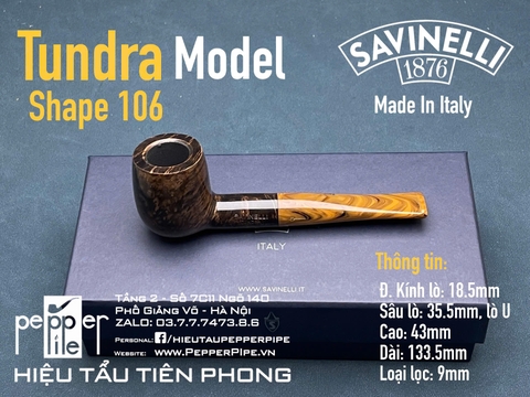 Savinelli Tundra Smooth Shape 106