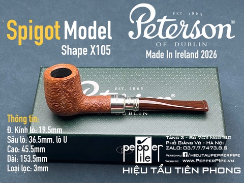 Peterson Spigot Shape X105