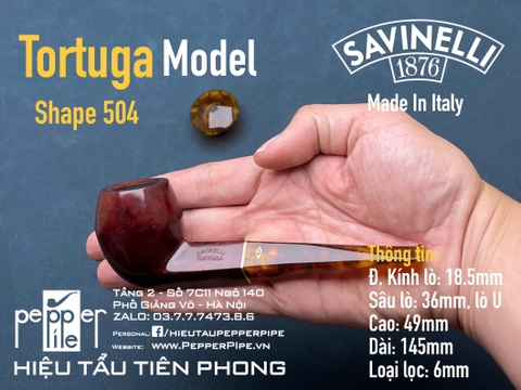 Savinelli Alligator Smooth Shape 504