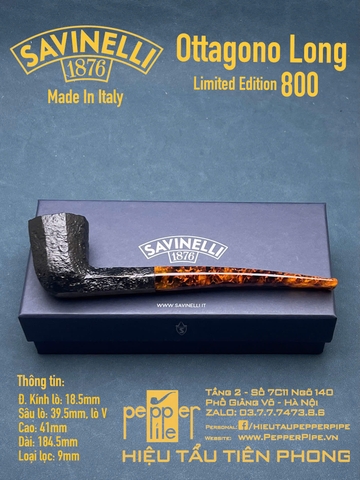 Savinelli Ottagono Limited Edition 800 pieces
