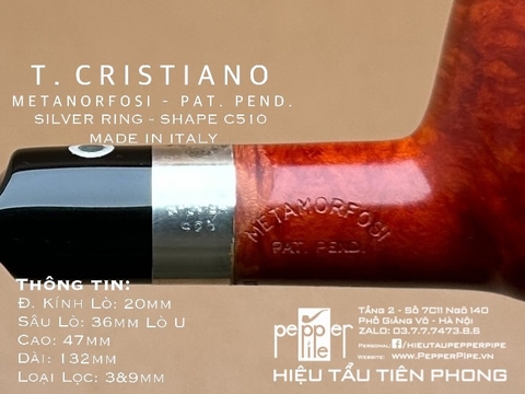 T. Cristiano Metamorfosi - Silver Ring - Shape C510 - Made in Italy