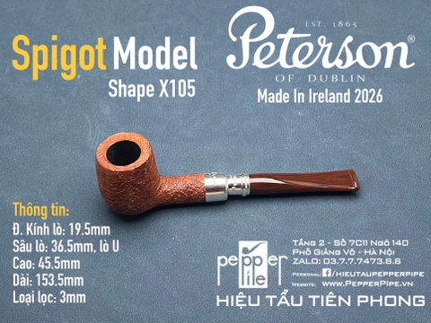 Peterson Spigot Shape X105