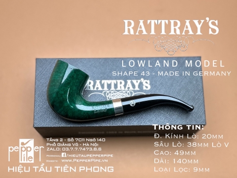 Rattray’s Lowland Model - Shape 43 - Made in Germany