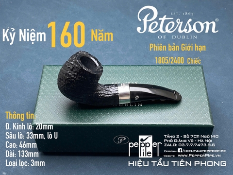 Peterson Sandblasted 160 Years Anniversary Limited Edition 1805/2400
