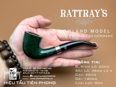 Rattray’s Lowland Model - Shape 43 - Made in Germany