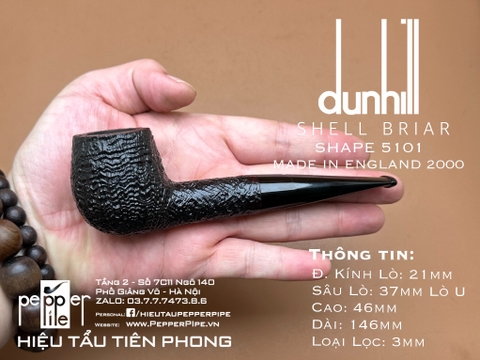 Dunhill Shell Briar - Shape 5101 - Made in England 2000