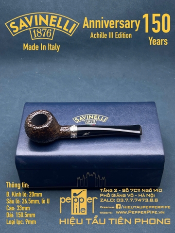 Savinelli Anniversary 150 Years Achille III Edition