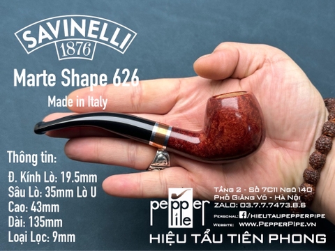 Savinelli Marte Smooth Shape 626