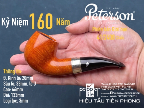 Peterson Smooth Natural 160 Years Anniversary Limited Edition 41/2400