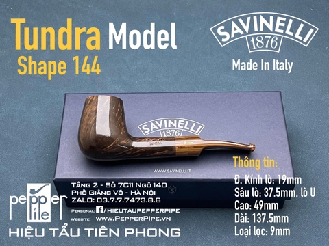 Savinelli Tundra Smooth Shape 144