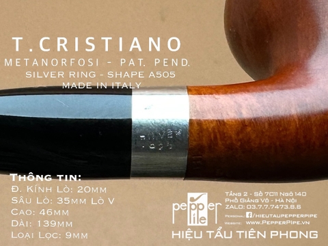 T. Cristiano Metamorfosi - Silver Ring - Shape A505 - Made in Italy
