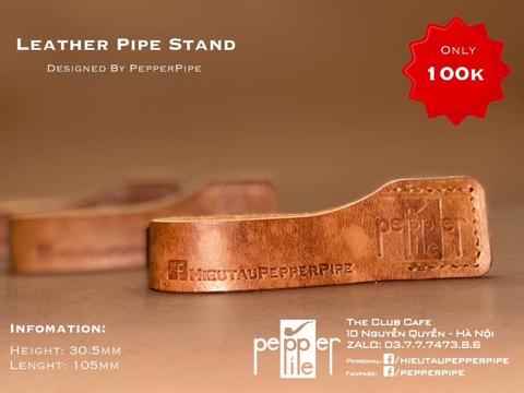 PepperPipe Leather Stand