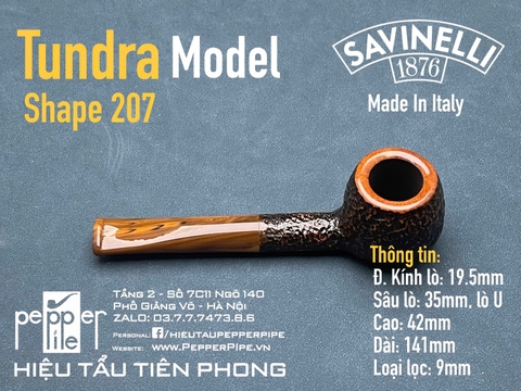 Savinelli Tundra Rustic Shape 207