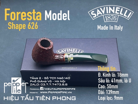 Savinelli Foresta Rustic Shape 628