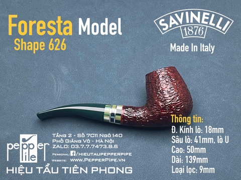 Savinelli Foresta Rustic Shape 628