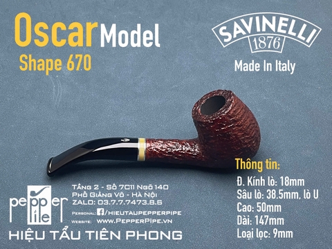 Savinelli Oscar Shape 670
