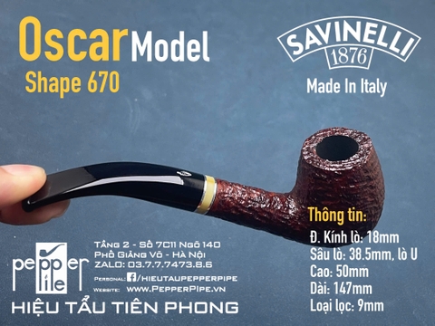 Savinelli Oscar Shape 670