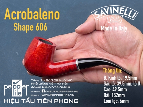 Savinelli Acrobaleno Smooth Shape 606