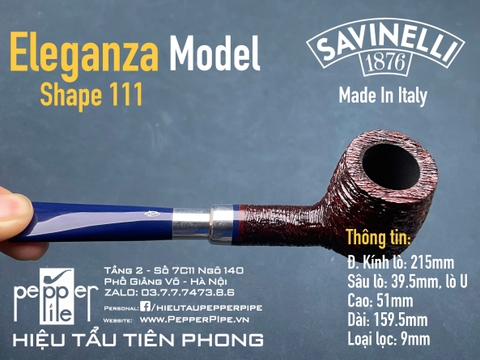 Savinelli Eleganza Rustic Shape 111
