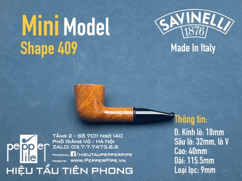 Savinelli Mini Smooth Shape 409