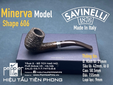 Savinelli Minerva Rustic Shape 606