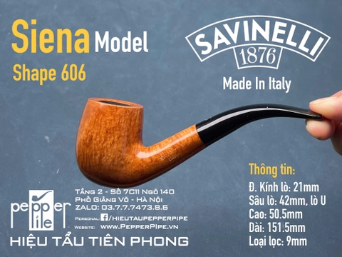 Savinelli Siena Smooth Shape 606