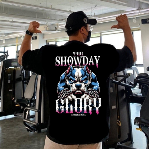 ÁO THUN OVERSIZE MUSCLE BULL - THE SHOW DAYS