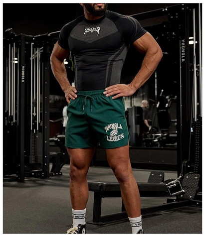 QUẦN SHORT THUN DÙ YOUNGLA - THOẢI MÁI TẬP LUYỆN, CHUẨN PHONG CÁCH GYM