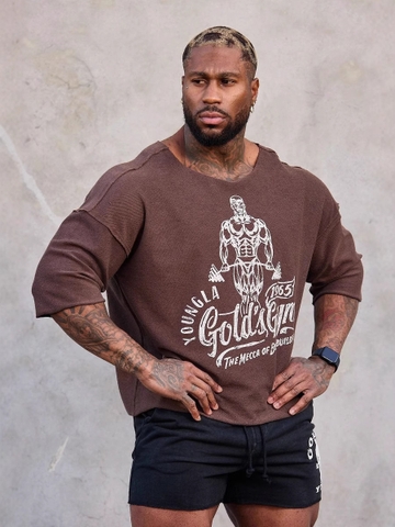 ÁO THUN OVERSIZE YOUNGLA GOLD GYM 2025 NEW