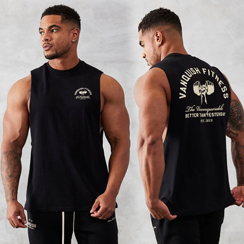 ÁO TANKTOP VANQUISH MỚI 2023 - LOGO TO SAU LƯNG