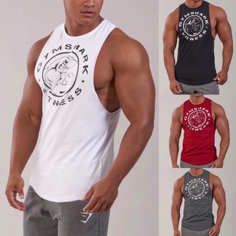 TANKTOP GY.M S.HARK LOGO TRÒN
