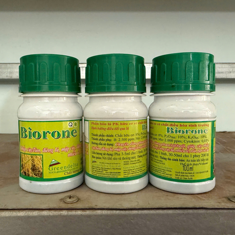 PHÂN BÓN LÁ PK HỮU CƠ CÓ CHẤT ĐIỀU HÒA SINH TRƯỞNG BIORONE