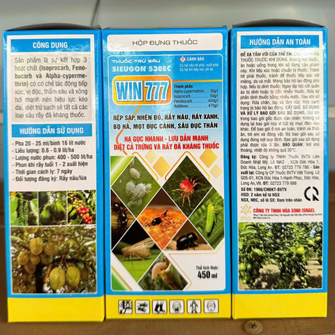THUỐC TRỪ SÂU WIN 777