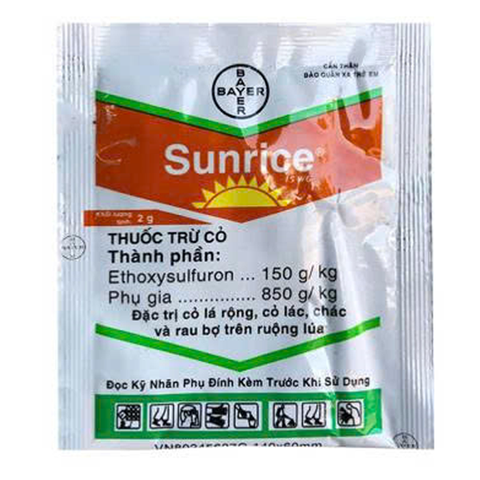 THUỐC TRỪ CỎ BAYER SUNRICE 15WG 2G