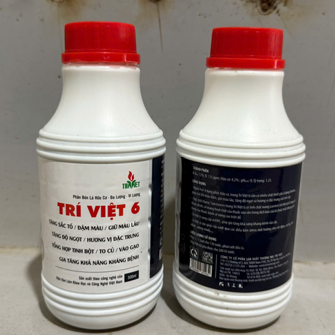 PHÂN BÓN LÁ HỮU CƠ - ĐA LƯỢNG - VI LƯỢNG TRÍ VIỆT 6