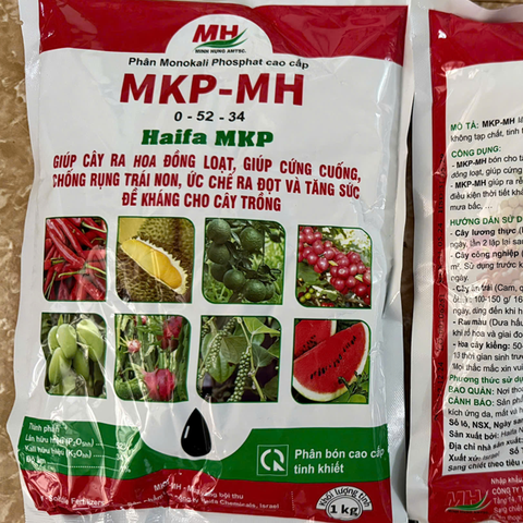 PHÂN BÓN GỐC MINH HƯNG MKP 0-52-34