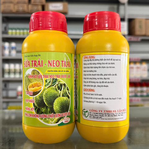 PHÂN BÓN HỖN HỢP PK TẤN ĐỨC - SỬA TRÁI NEO TRÁI 500ML