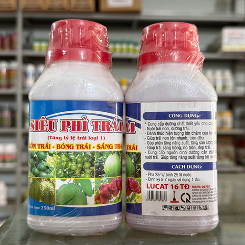 PHÂN BÓN VI LƯỢNG TẤN ĐỨC SIÊU PHÌ TRÁI CAT 25ML