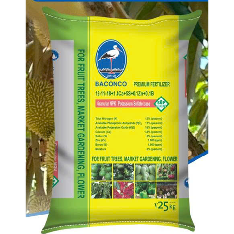 PHÂN BÓN NPK BACONCO 12.11.18