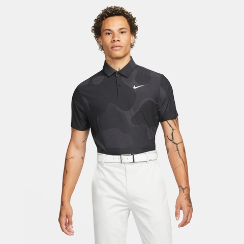 Áo Thun Polo Thể Thao Nam Nike Dri-FIT ADV Tour Camo Golf - Đen