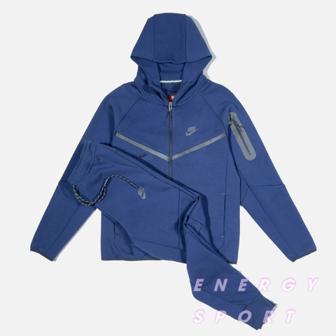 Quần Áo Thể Thao Nike Tech Fleece - Xanh Navy