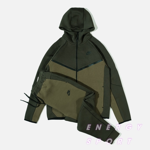 Quần Áo Thể Thao Nike Tech Fleece - Rêu