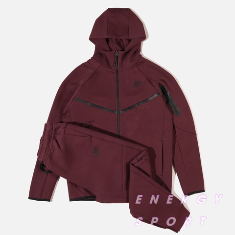 Quần Áo Thể Thao Nike Tech Fleece - Đỏ Cherry