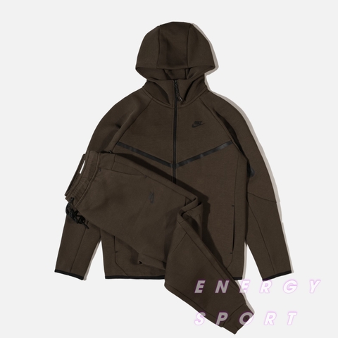 Quần Áo Thể Thao Nike Tech Fleece - Nâu Cafe