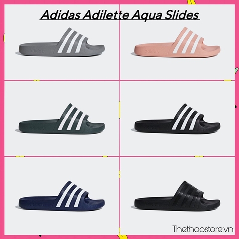 Dép Đúc Adidas Adilette Aqua Slides Unisex Auth F35543 - F35550 - F35542 - F35538 - G28714 - G28714