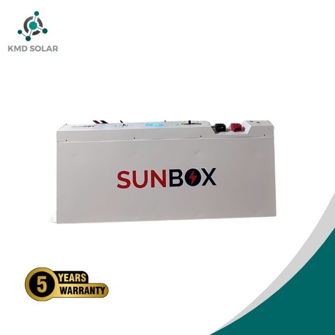 PIN LƯU TRỮ SUNBOX 7.68KW - CÓ BẢO HIỂM CHÁY NỔ PVI