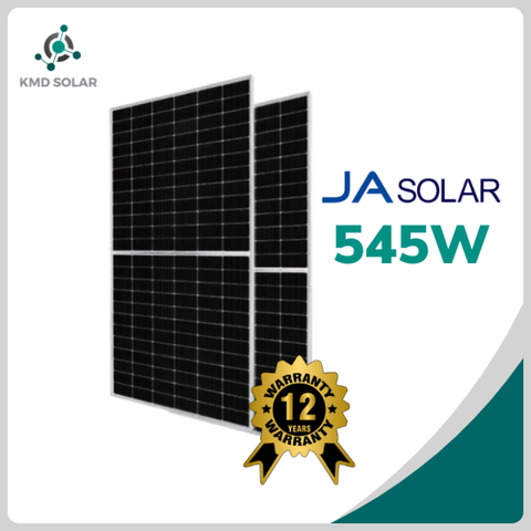 TẤM PIN MẶT TRỜI JA SOLAR 545W - 2 MẶT KÍNH (JAM72S30-545/MR)