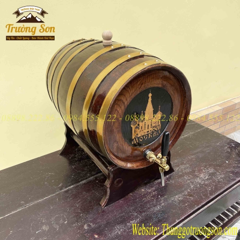 Thùng gỗ sồi giả cổ 50 lít